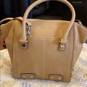 Tignanello Satchel Handbag beautiful tan color